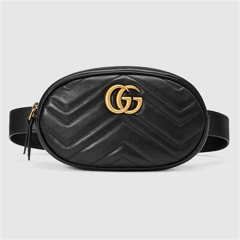 all black gucci belt bag|gucci belt bag price.